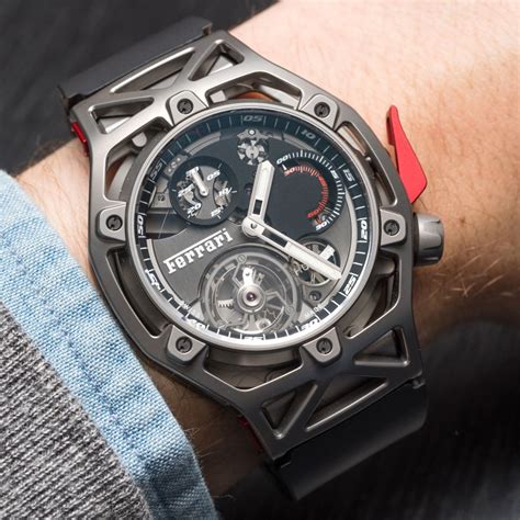 Hublot Techframe Ferrari Tourbillon Chronograph Titanium 45 